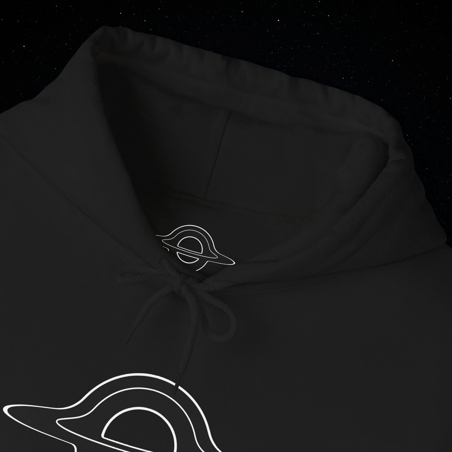 Minimalist Black Hole Hoddie | "out of this world"