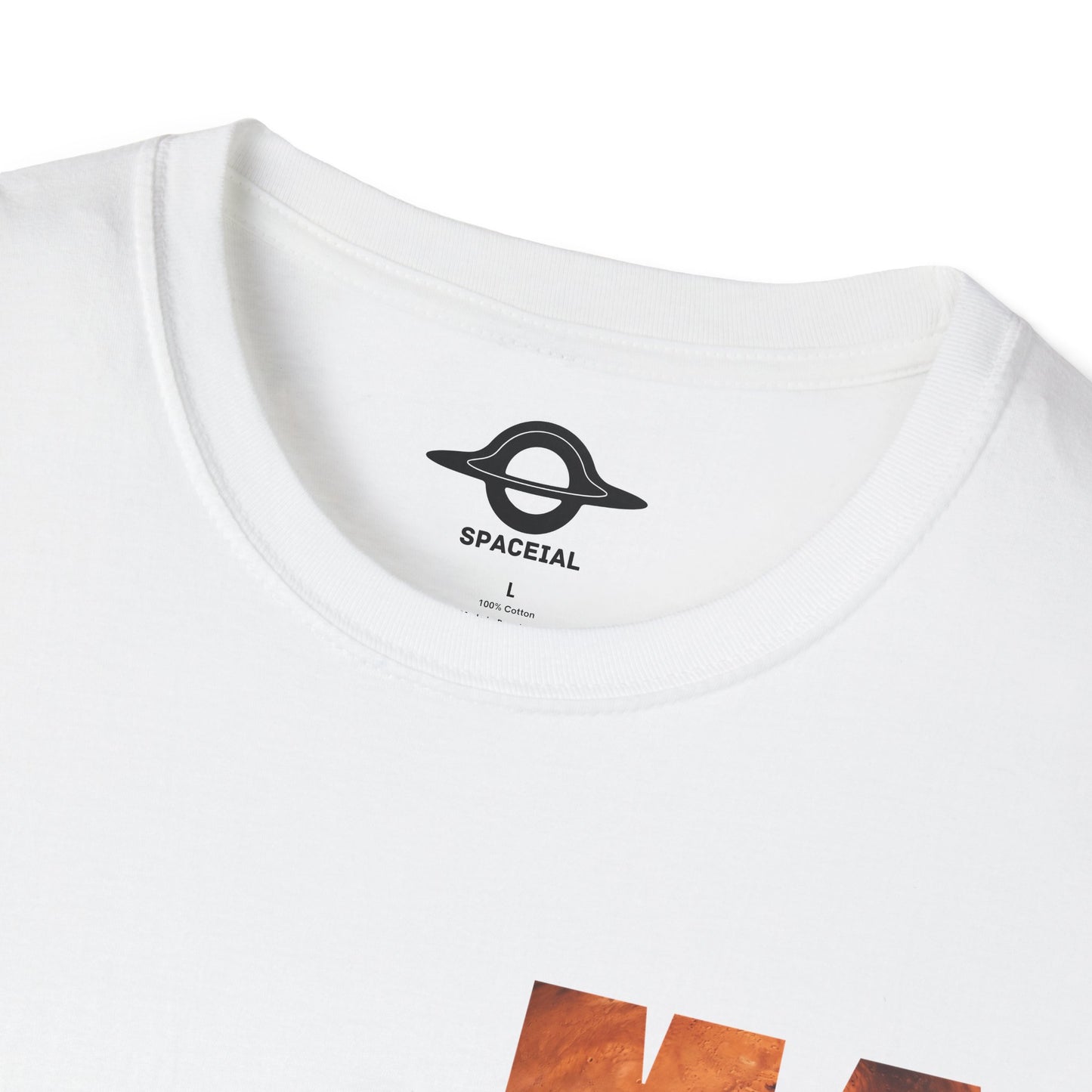Mars Cutout Letter Shirt