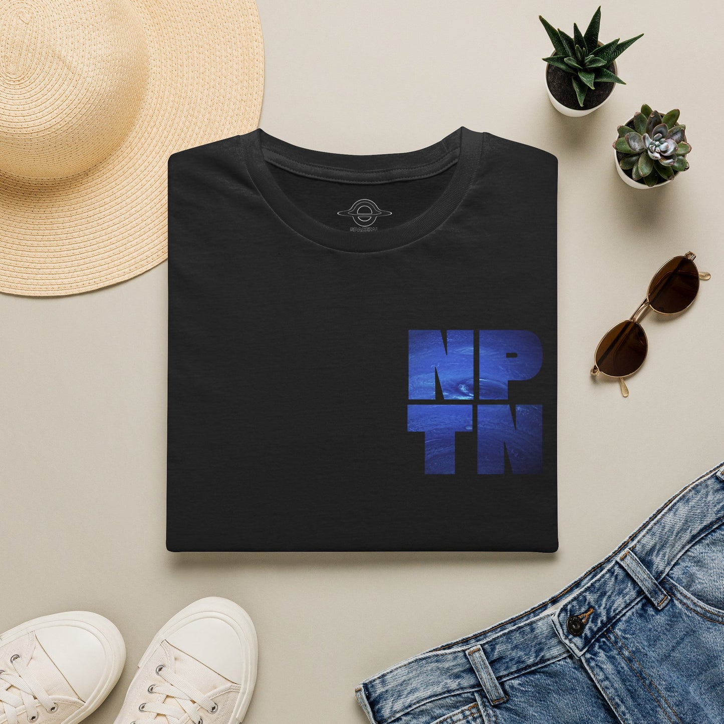 Neptune | NPTN Cutout Letter Shirt
