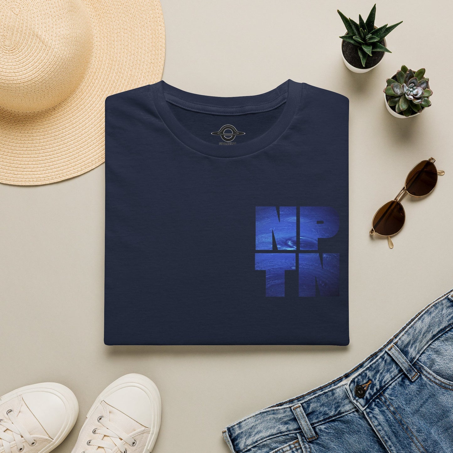 Neptune | NPTN Cutout Letter Shirt