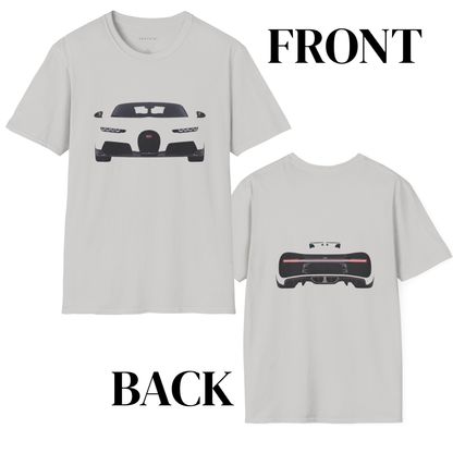 Bugatti Chiron | Monochrome Automotive Minimalist Tee