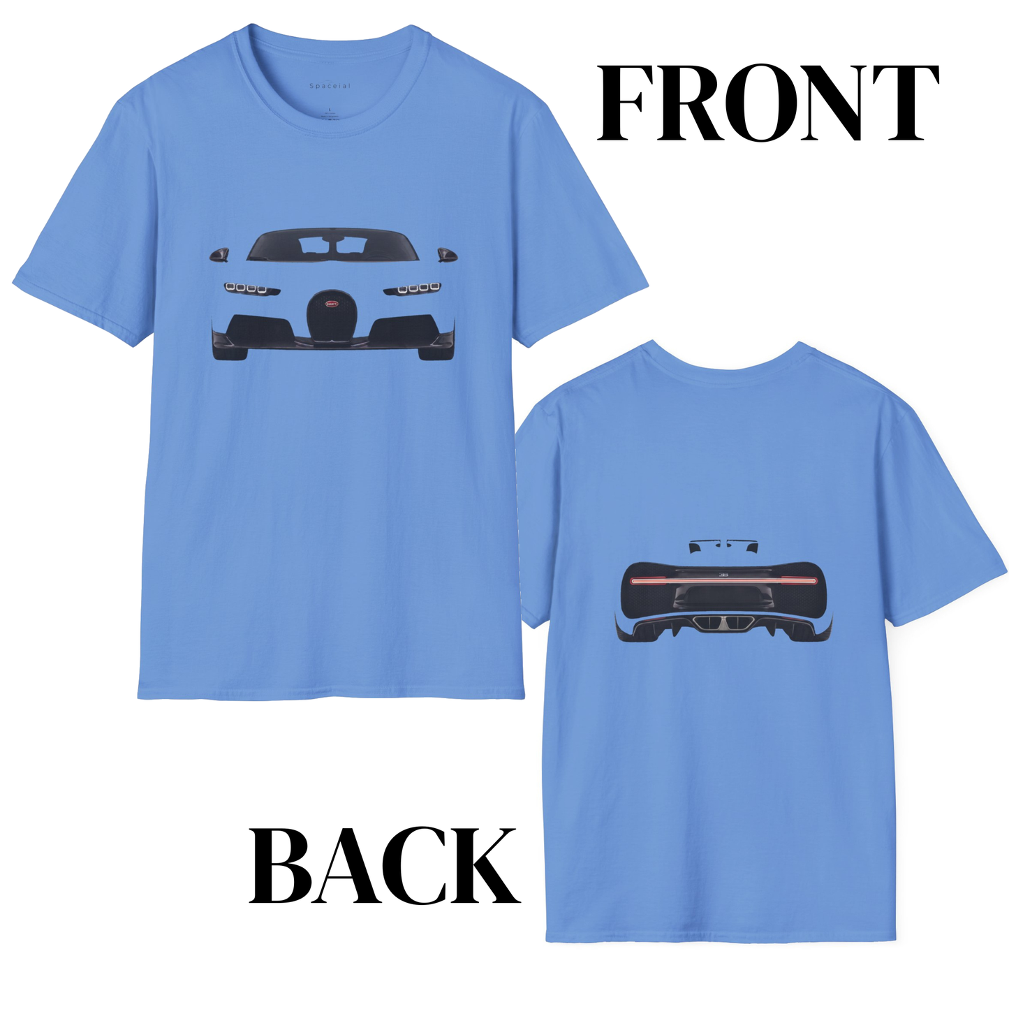 Bugatti Chiron | Monochrome Automotive Minimalist Tee