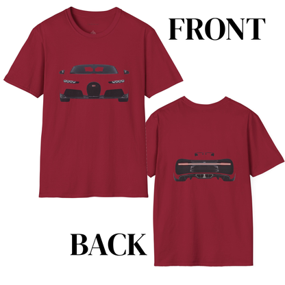 Bugatti Chiron | Monochrome Automotive Minimalist Tee