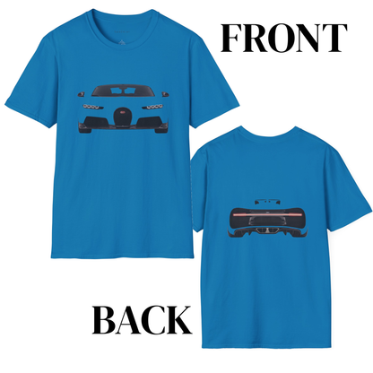 Bugatti Chiron | Monochrome Automotive Minimalist Tee