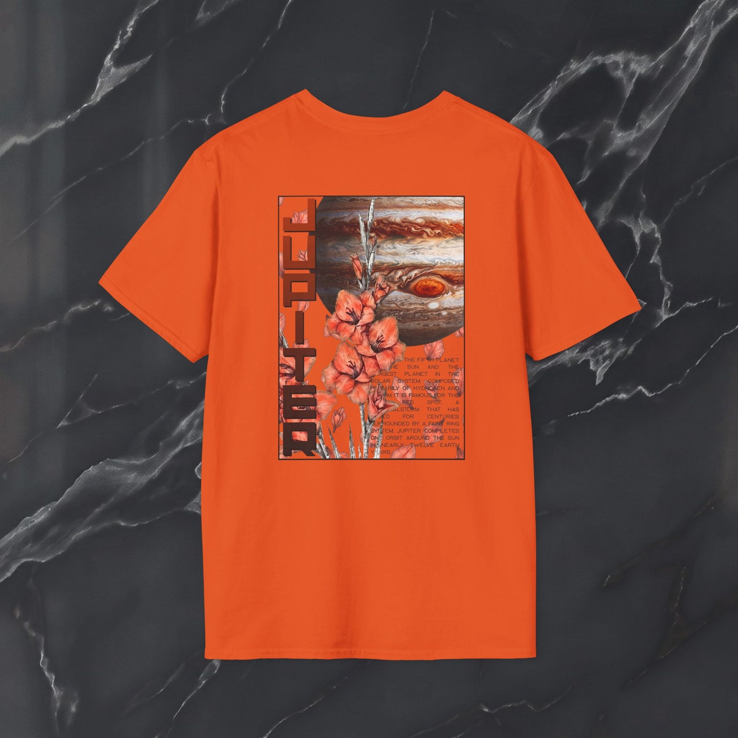 Jupiter Gladiolus Flower Graphic Tee