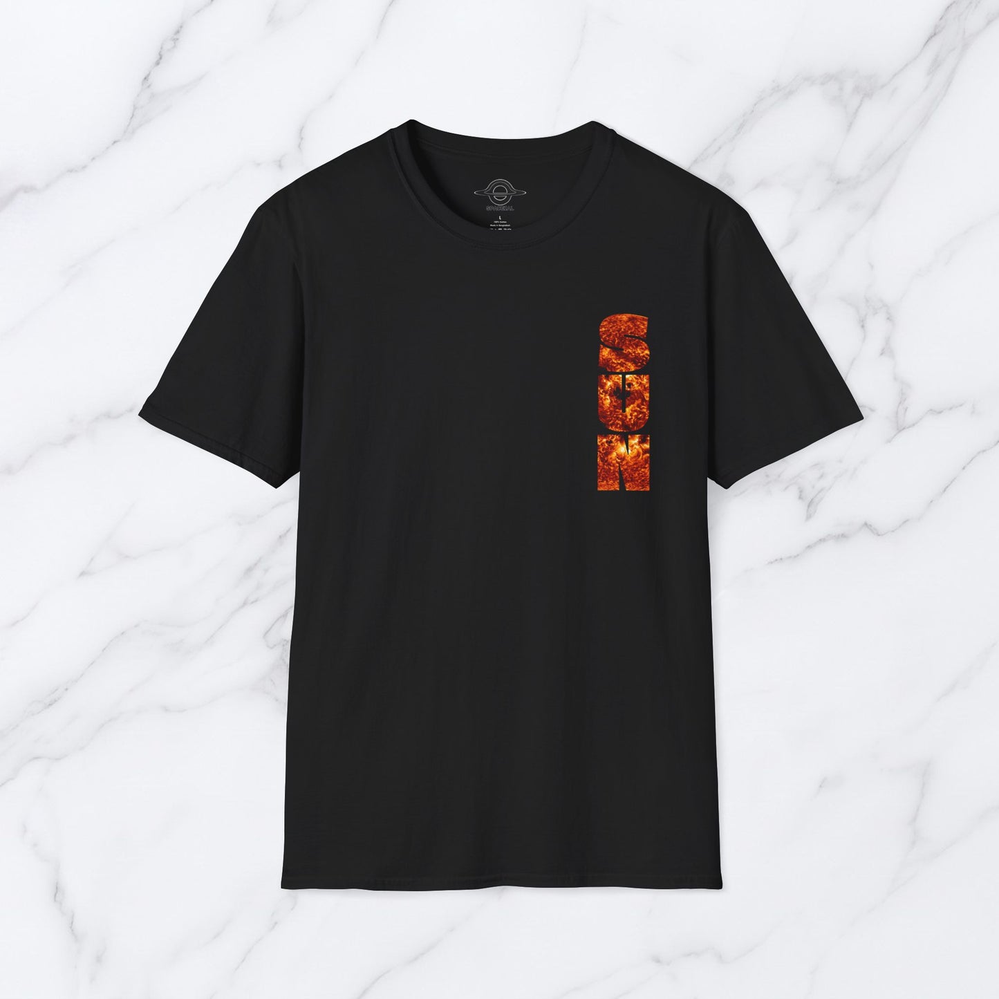 SUN vertical Cutout Letter Shirt